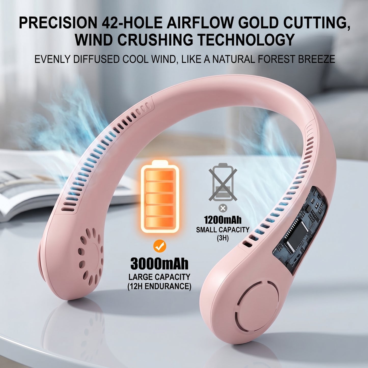 Vaneless Neck Hanging Fan